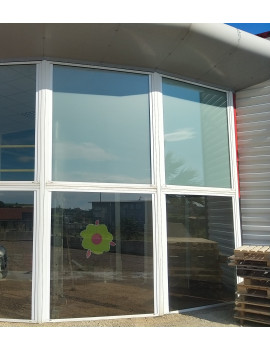 Partie basse posée par VITROPROTEC Béziers - Inox 40 extérieur en 183cm