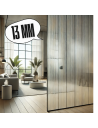 Film Reeded Glass 13 mm - Verre strié