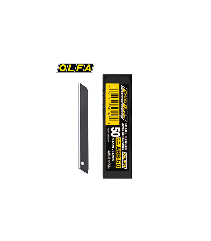 Lames Noires OLFA 9mm (50) - ABB50