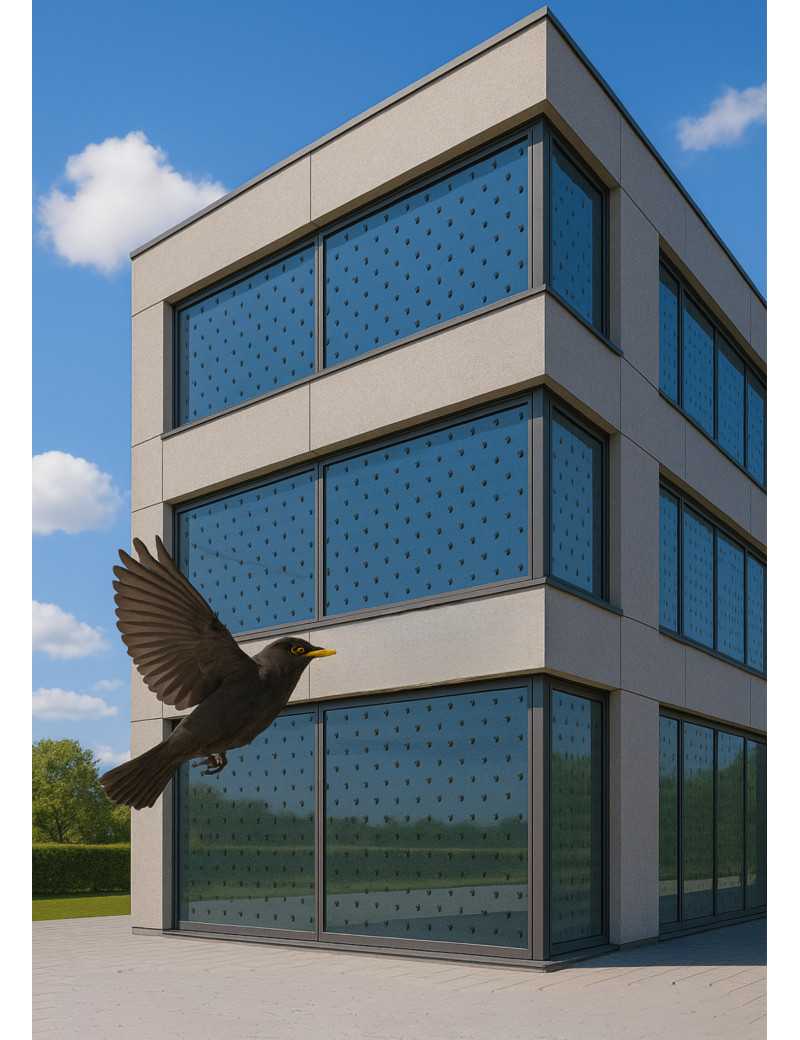 đŠ Film anti-collision pour oiseaux Solar Gard WingSafe