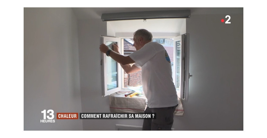 Notre Apparition sur France 2 : JT du 26/07 - Solutions contre la canicule