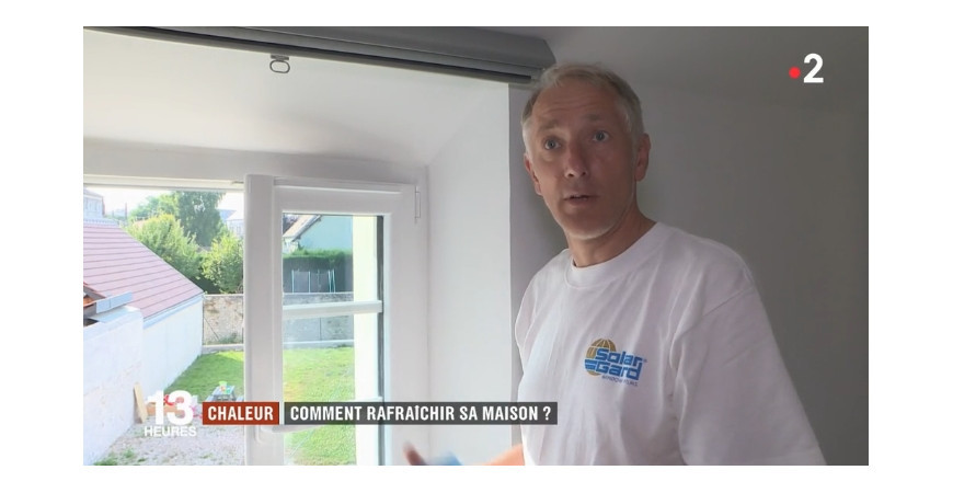 Notre Apparition sur France 2 : JT du 26/07 - Solutions contre la canicule