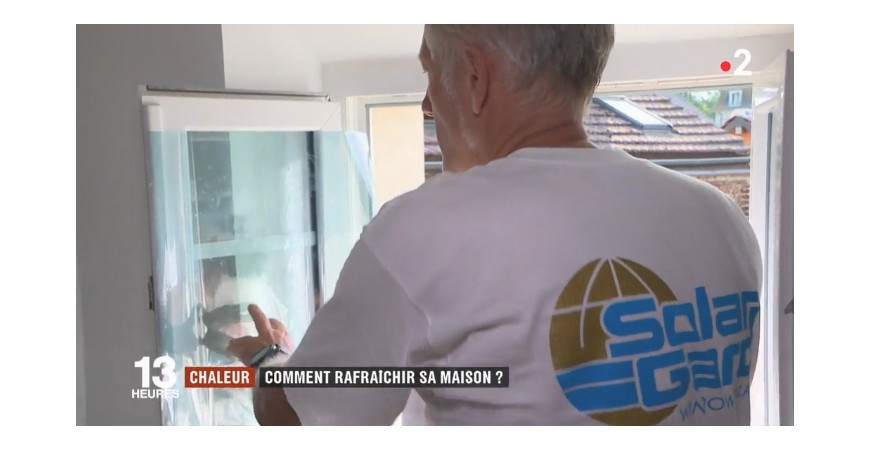 Notre Apparition sur France 2 : JT du 26/07 - Solutions contre la canicule